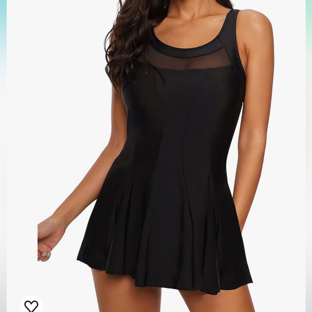 Elegant Black One-Piece Swimsuit